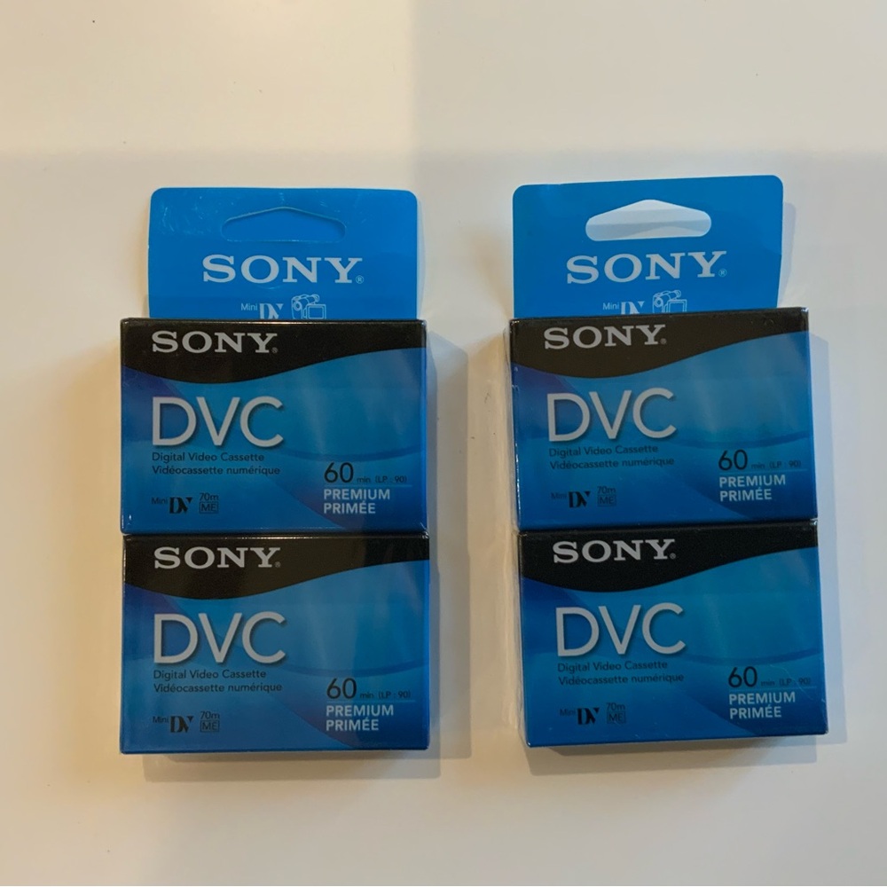 Sony DVC Mini DV Tapes for camcorder.